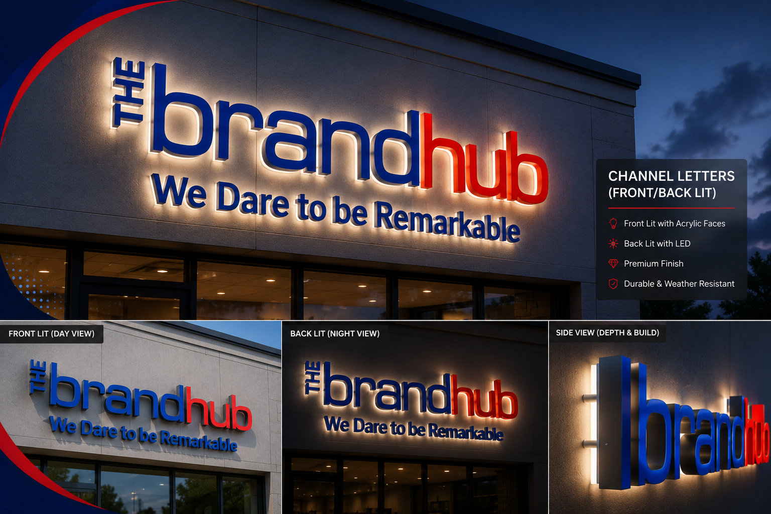 3D signage project
